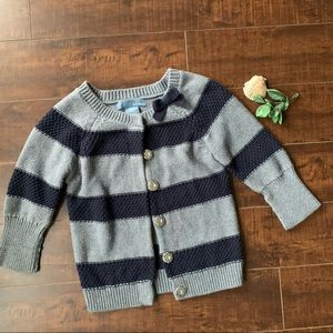 Kaisely Stripe Cardigan Sweater Girls 7 8